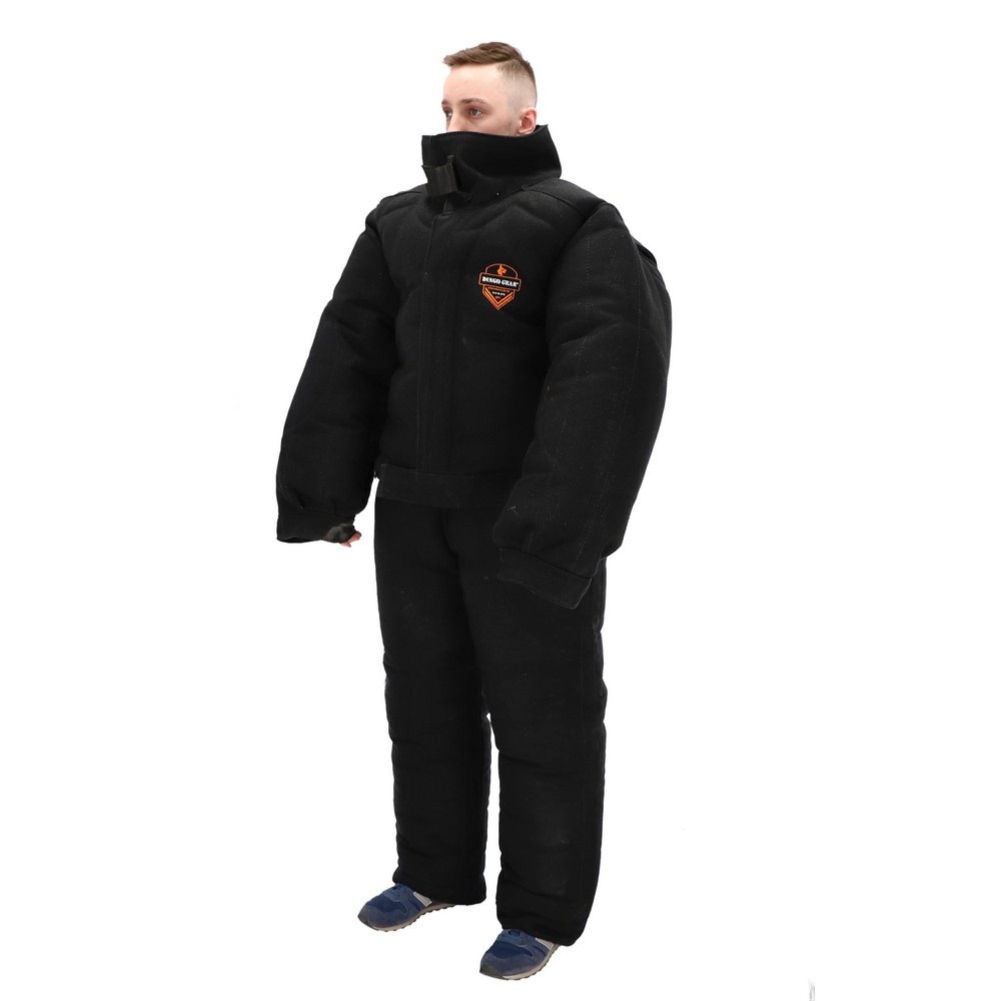 Dingo Gear – Pantaloni de dresaj „Maximum Protection” – negru, nylcot | L / XL / XXL