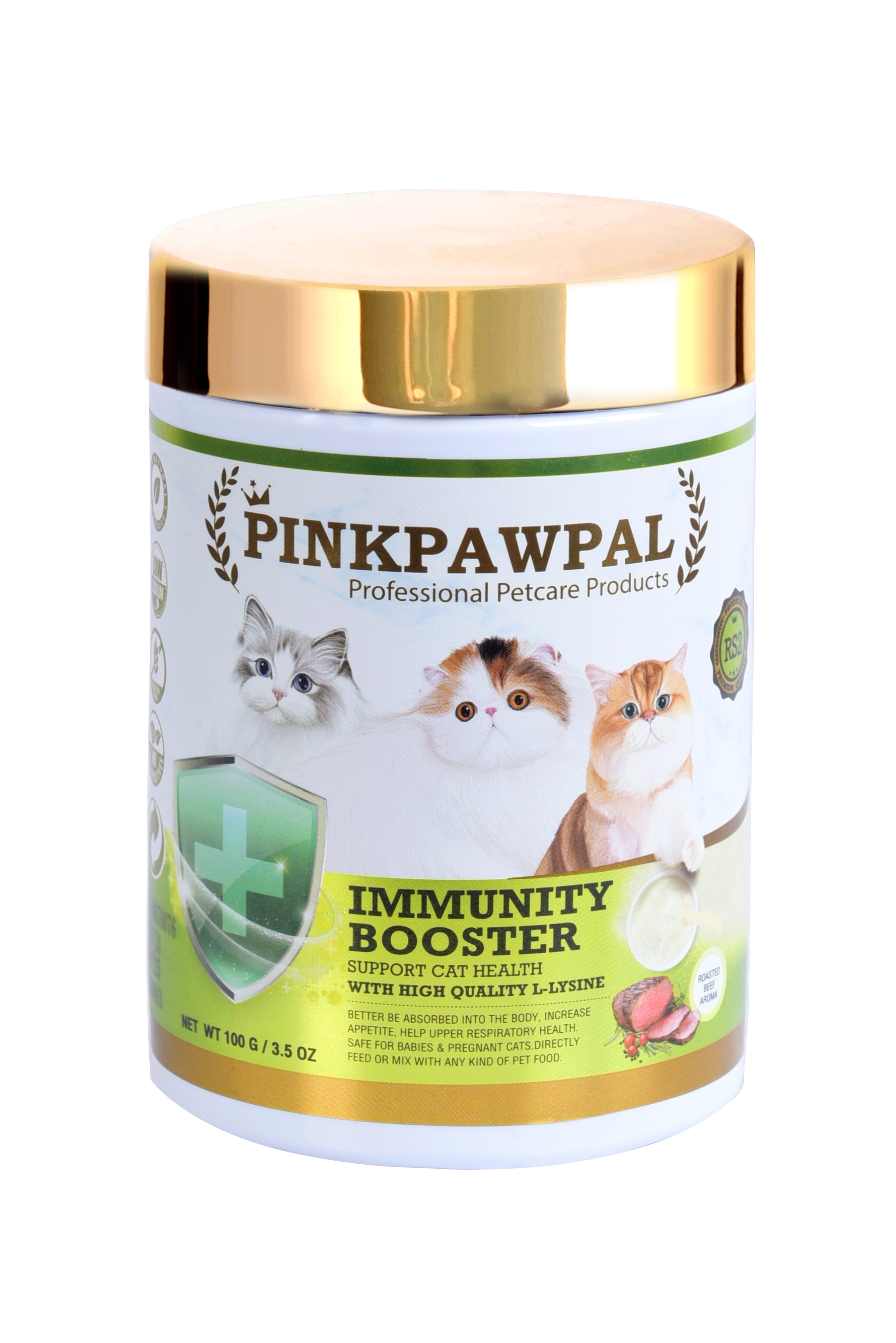 Immunity Booster - Supliment cu L-Lizină pentru susținerea imunității la pisici