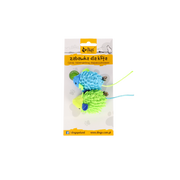 Jucărie pentru pisici șoricei mop 2 bucăți albastru + verde
