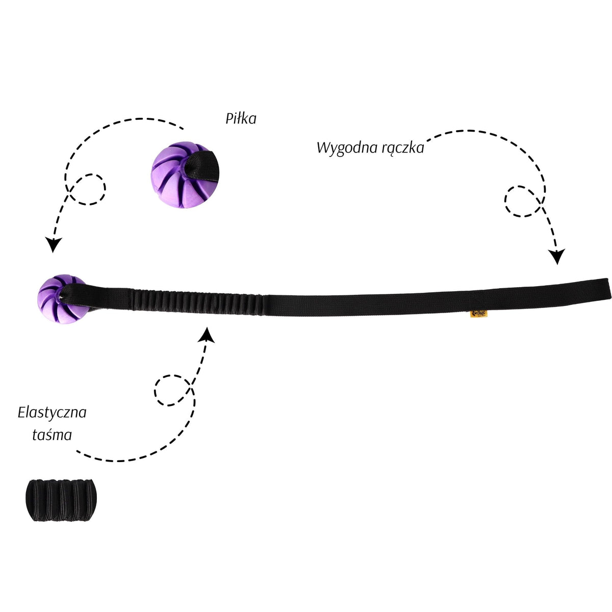 Minge cu mâner elastic BUNGEE