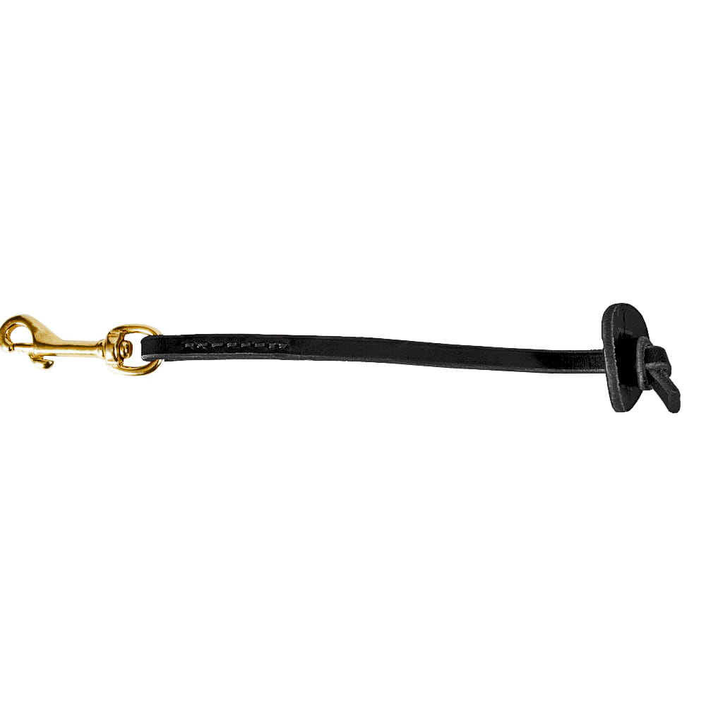 Dingo Gear – Lesă scurtă din piele, cu inel și nod