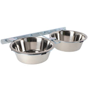 Crate Feeding Set + 2 Metal Bowls