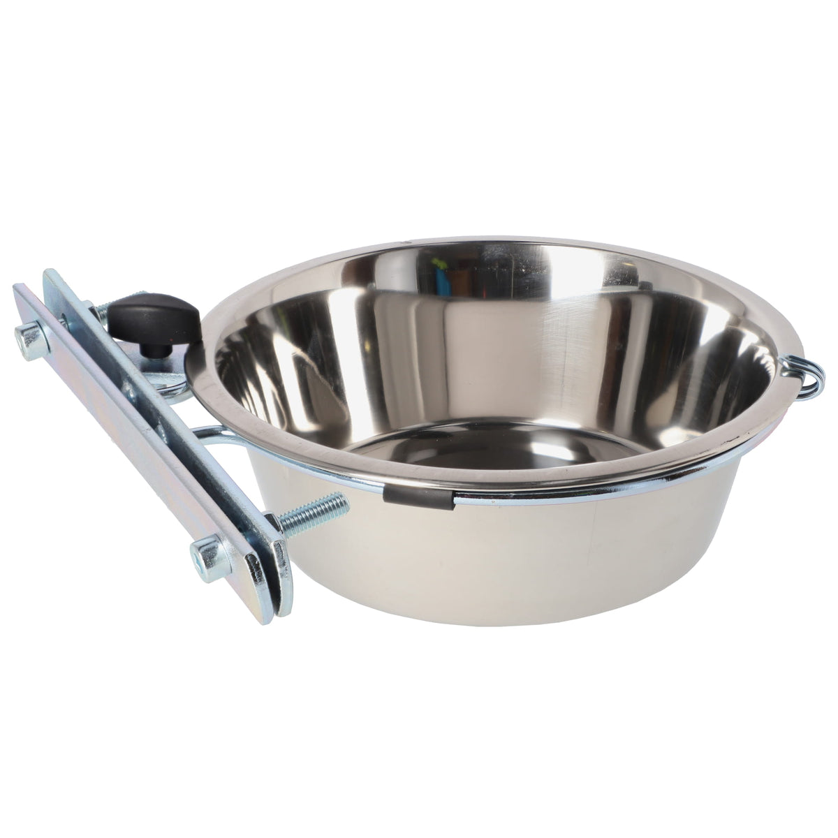 Tray-Mounted Screw-Fixed Metal Bowl