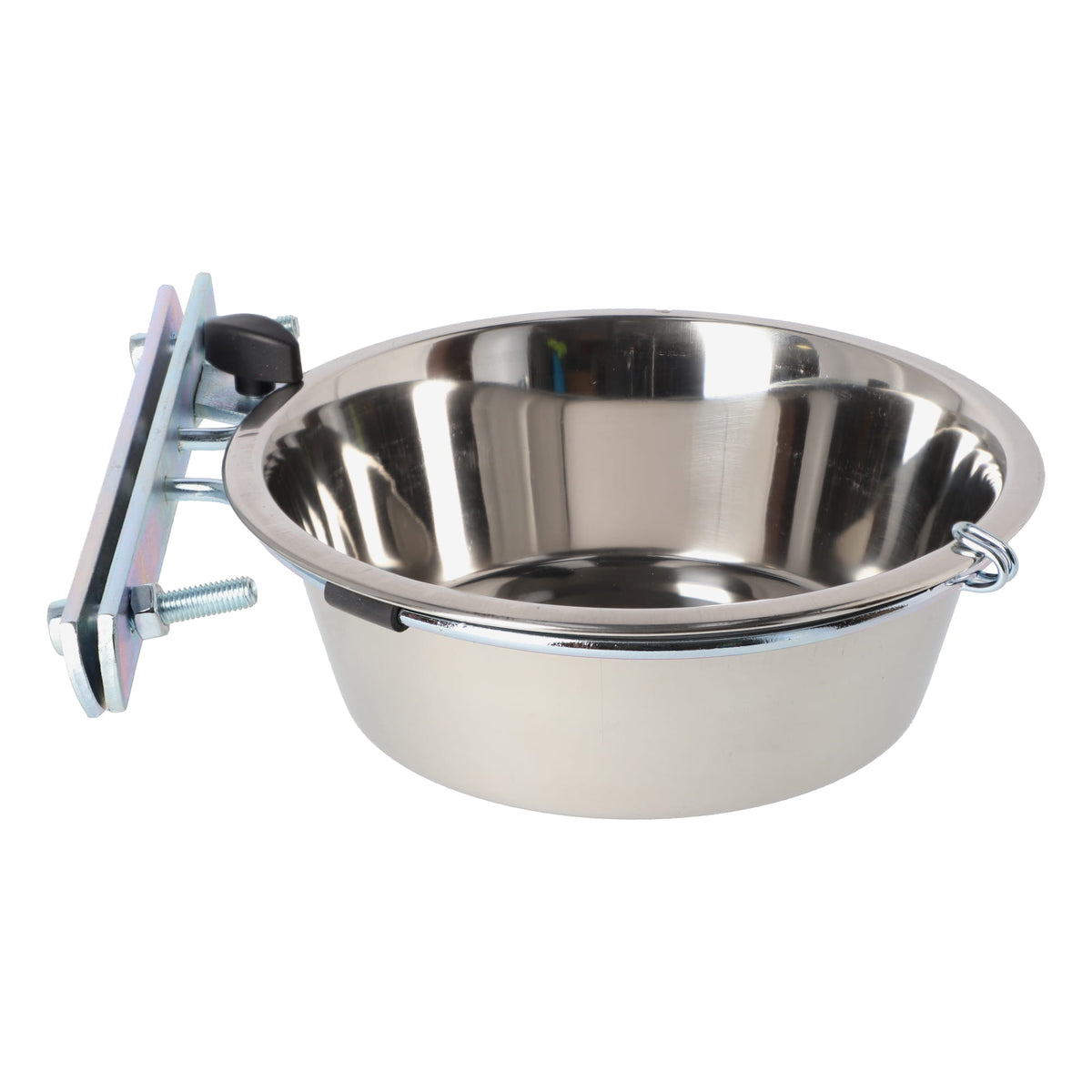Tray-Mounted Screw-Fixed Metal Bowl