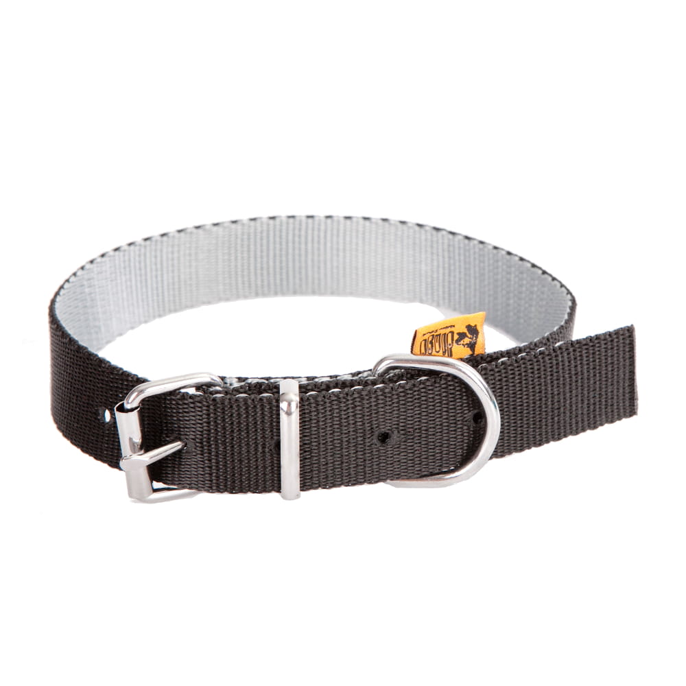 Zgardă pentru câine din bandă twilight silver