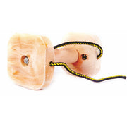 Dingo Gear – Aport pentru antrenament IGP – cu prindere în șuruburi, din lemn de fag, cu frânghii | 760 g