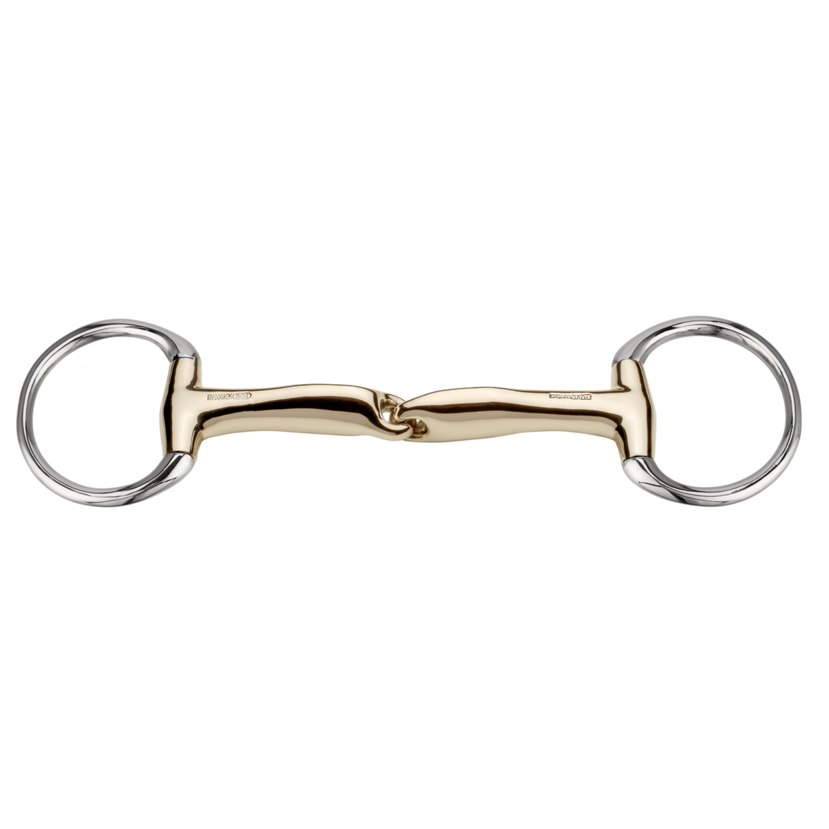 Bridon novocontact cu inele mici în formă de D, 14 mm, cu o articulație - Sensogan