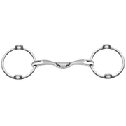 Zăbală Gag SATINOX 14 mm, cu două articulații - oțel inoxidabil
