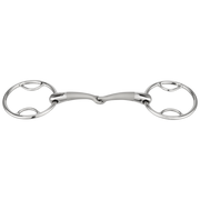 Zăbală SATINOX Multi Ring 14 mm, cu o articulație - oțel inoxidabil