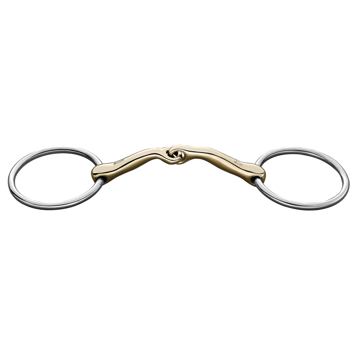 Trensă KK cu inele mobile 12 mm, cu o articulație - Sensogan