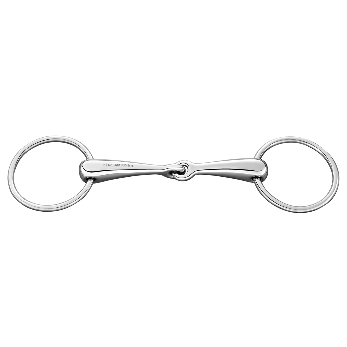 Trensă cu inele mobile 18 mm - oțel inoxidabil