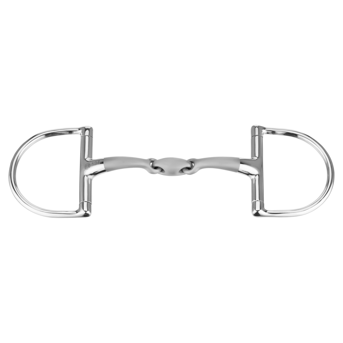 Zăbală SATINOX cu inele D 14 mm, cu două articulații - oțel inoxidabil