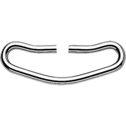 Inel oval pentru brațele gâtarului - oțel inoxidabil, lungime 100 mm