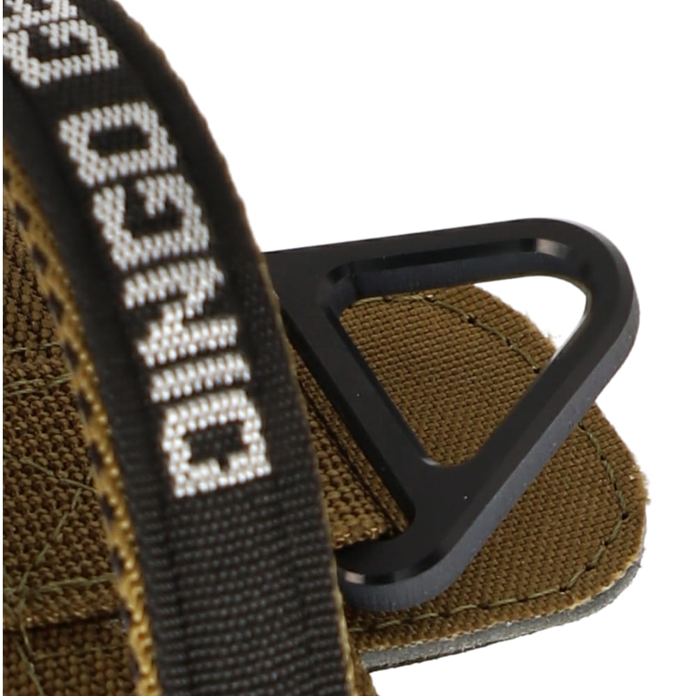 Dingo Gear – Zgardă tactică COBRA cu mâner, maro coyote și negru