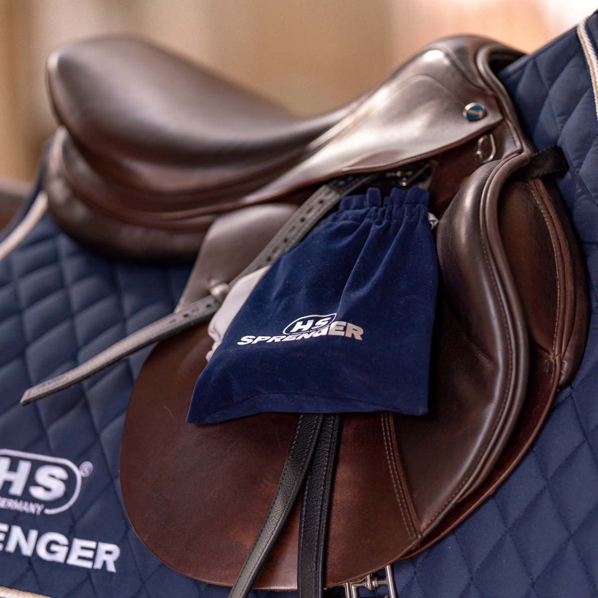Huse pentru scări de șa, albastru închis