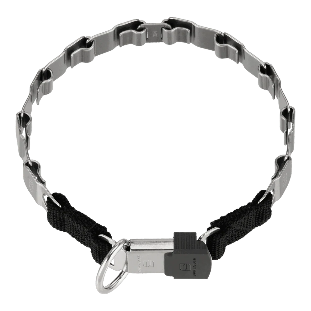 Zgardă NeckTech Fun cu ClickLock – oțel inoxidabil
