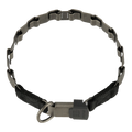 NeckTech Fun nyakörv ClicLock-kal – matt fekete rozsdamentes acél
