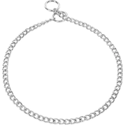 Sprenger kiképzőnyakörv kutyáknak kerek szemekkel, krómozott acél, 2,0 mm