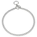 Sprenger kiképző nyakörv lapos, csiszolt krómozott acélszemekkel kutyáknak, 2,0 mm