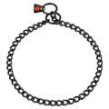 Zgardă, zale rotunde – Oțel inoxidabil negru, 2,5 mm