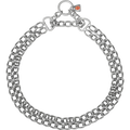 Zgardă Martingale cu două rânduri – Oțel inoxidabil mat, 3,0 mm