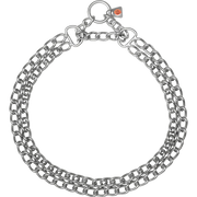 Kétsoros Martingale nyakörv – matt rozsdamentes acél, 3,0 mm
