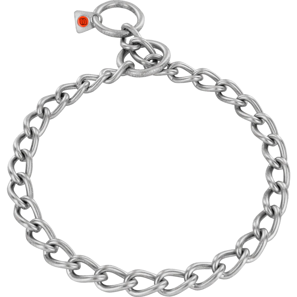 Zgardă, zale rotunde – Oțel inoxidabil mat, 4,0 mm
