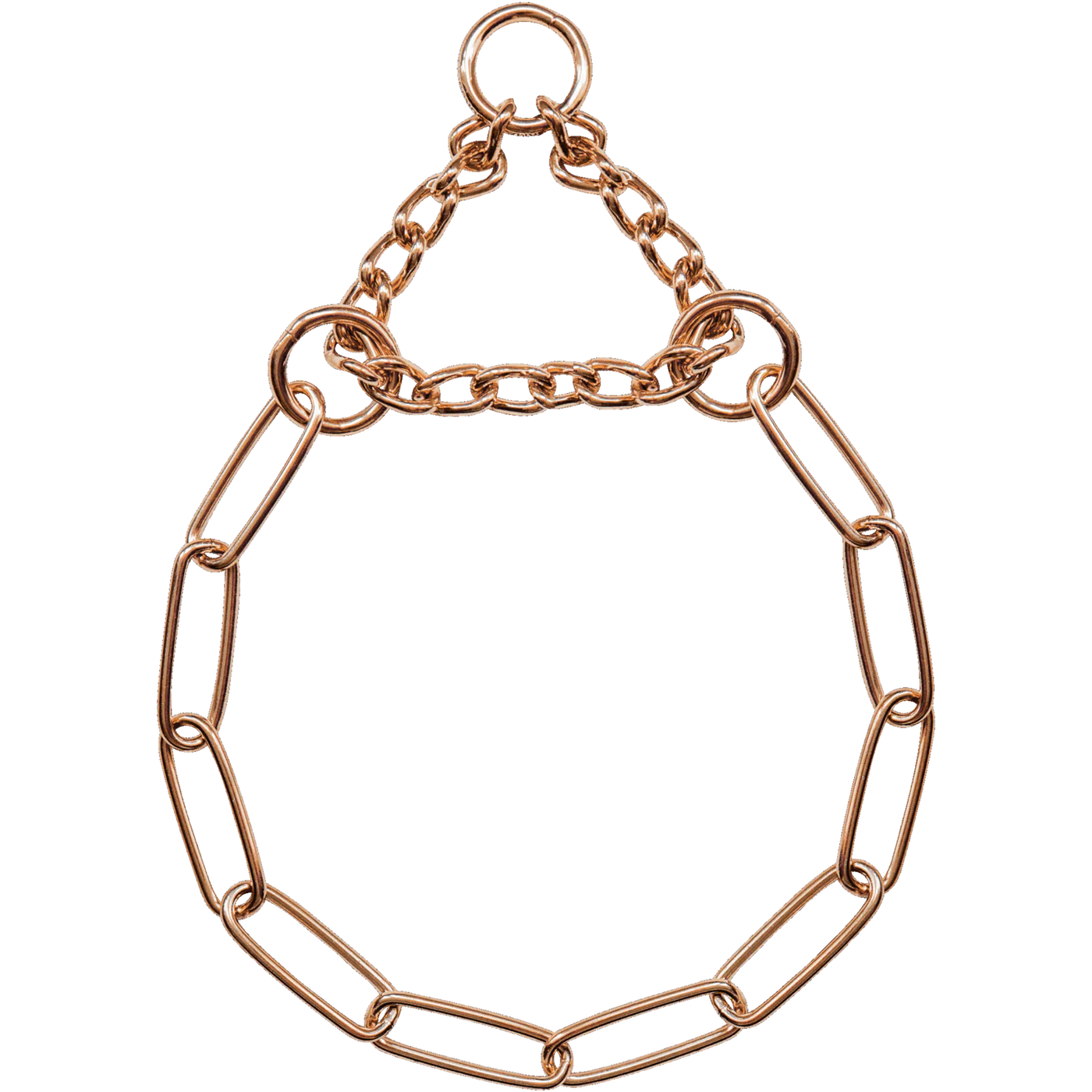 Zgardă Martingale Sprenger cu tracțiune limitată din CUROGAN pentru câini, 3,0 mm