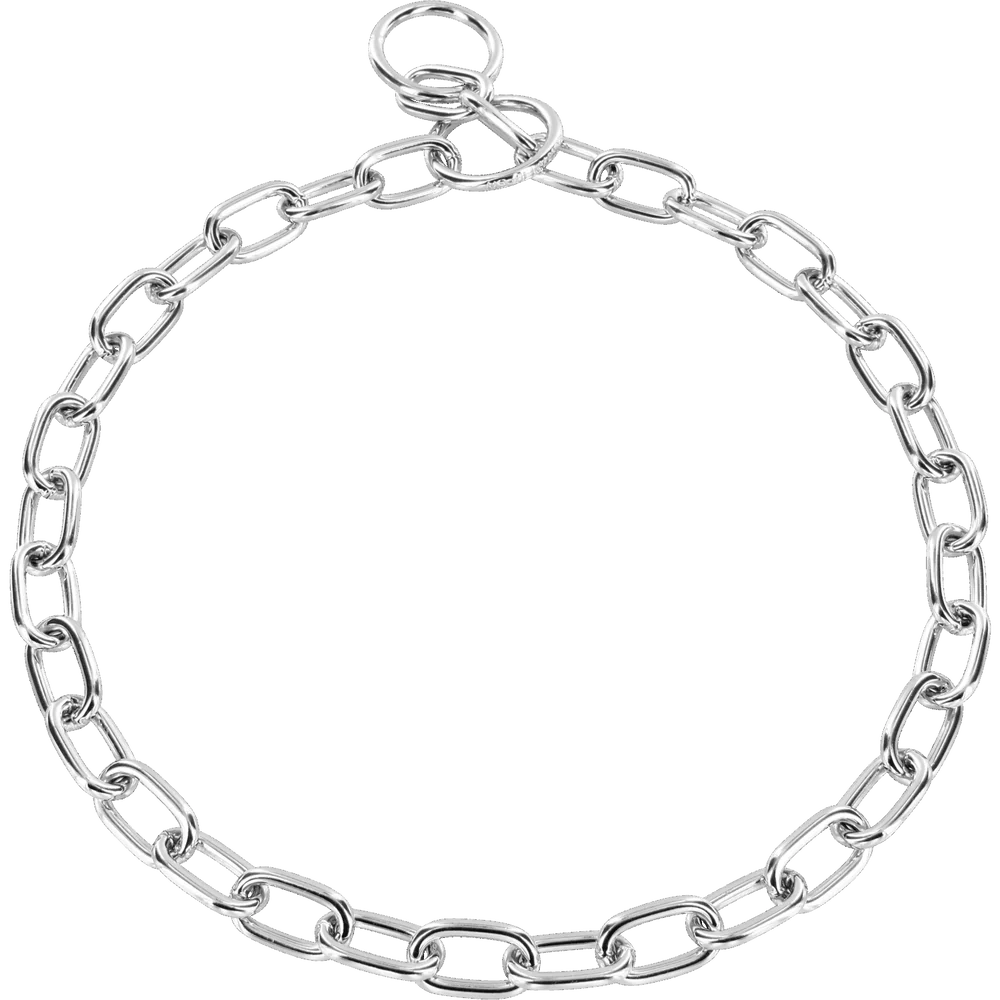 Közepes nyakörv – krómozott acél, 3,0 mm