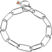Hosszú szemű nyakörv, rozsdamentes acélból, 4,0 mm