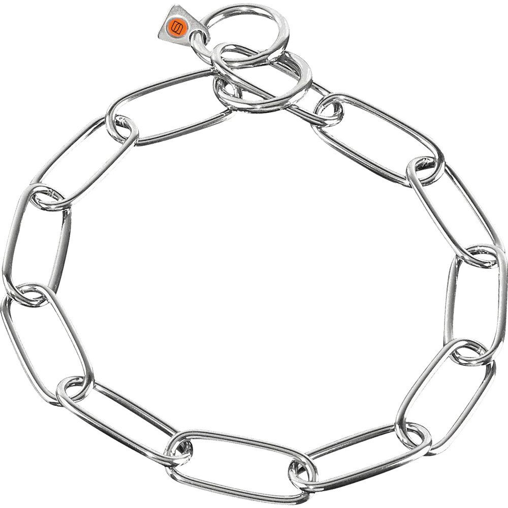 Guler cu verigi lungi – oțel inoxidabil, 4,0 mm