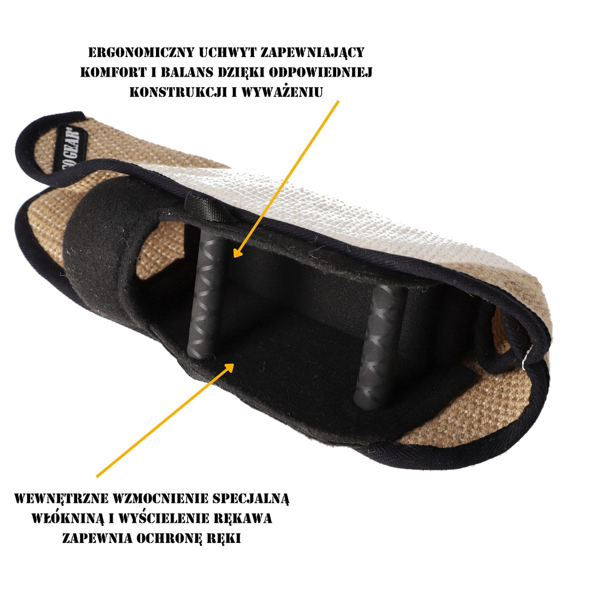 Dingo Gear WOLF – manșon universal ușor de dresaj din iută, MEDIUM