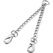 Összekötőlánc karabinerkampóval – krómozott acél, 4,0 mm, 61 cm / 24"