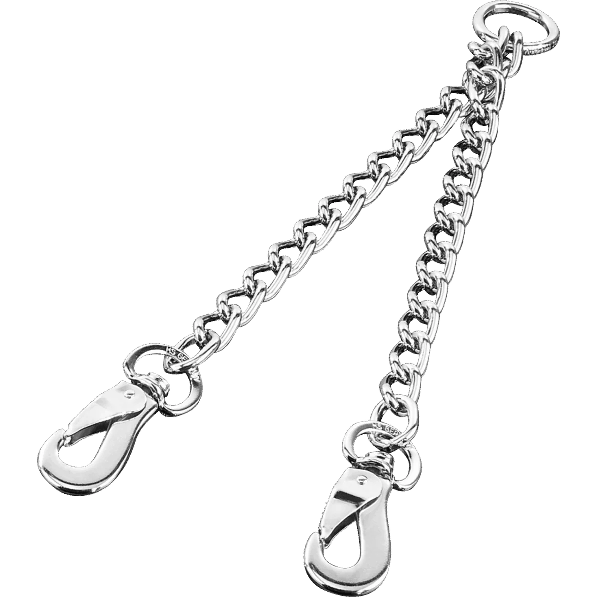 Lanț de cuplare cu cârlig tip snap – oțel placat cu crom, 4,0 mm, 61 cm / 24"