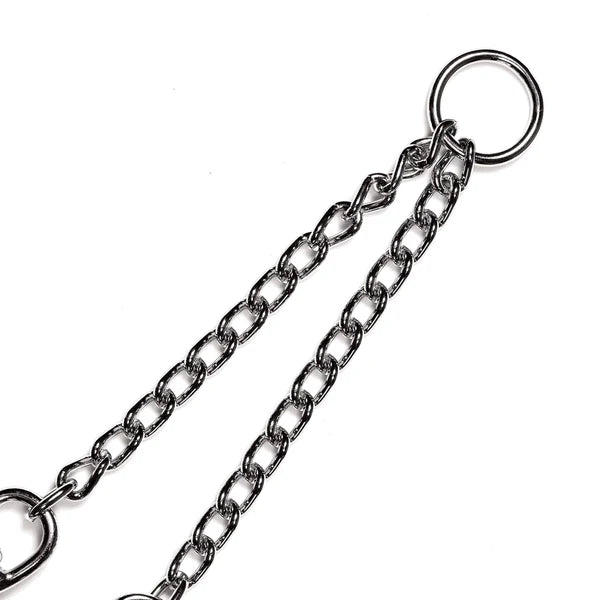 Lanț de cuplare cu cârlig tip snap – oțel placat cu crom, 4,0 mm, 61 cm / 24"