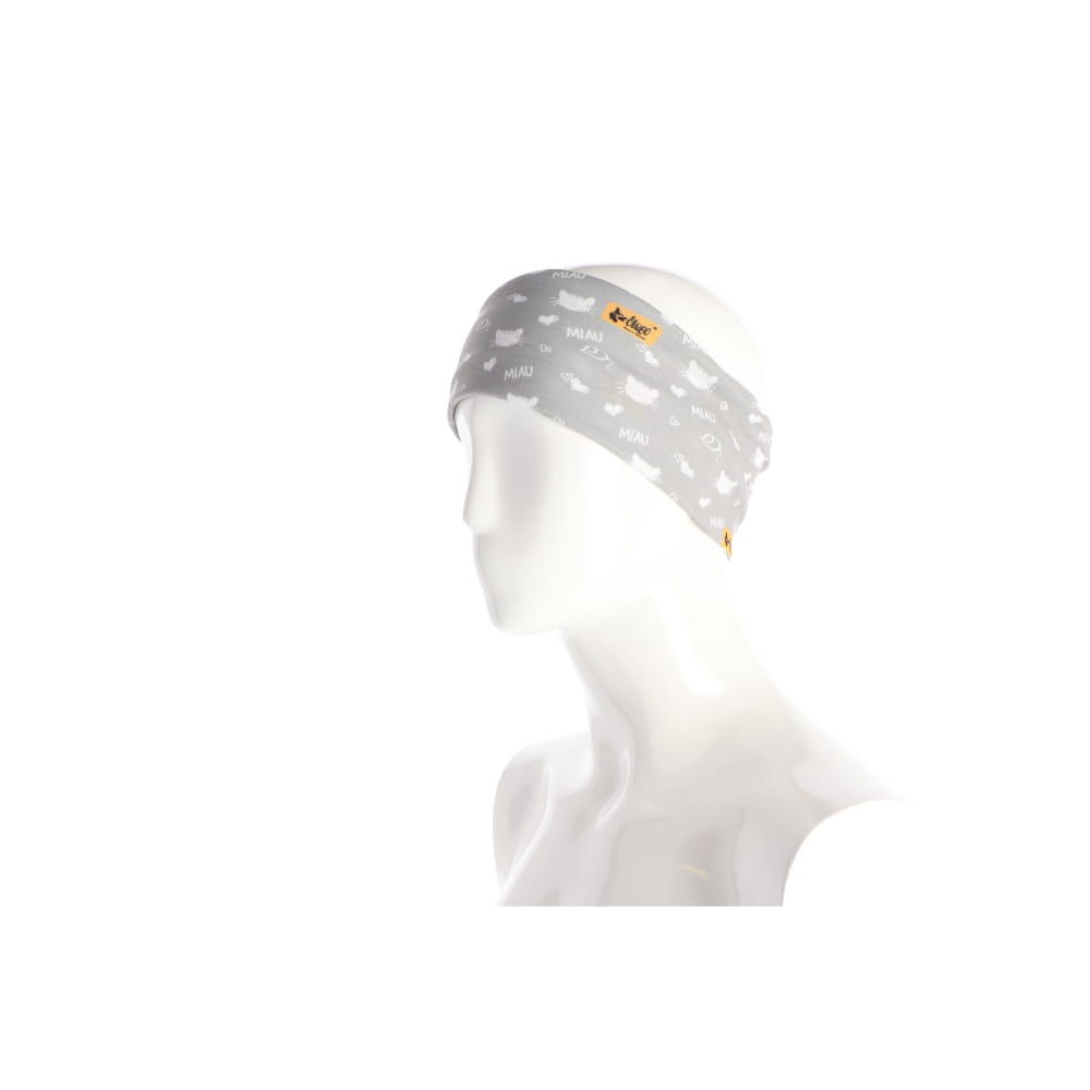 Bandana multifuncțională cu model pisică gri