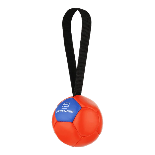 Vegan leather ball with loop