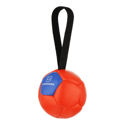 Vegan leather ball with loop