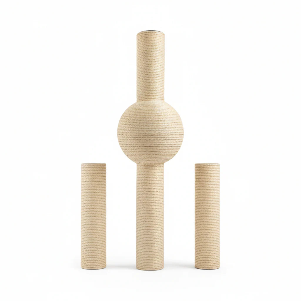 Set stalpi cu sfoara de sisal pentru inlocuire – IVORY HAVEN