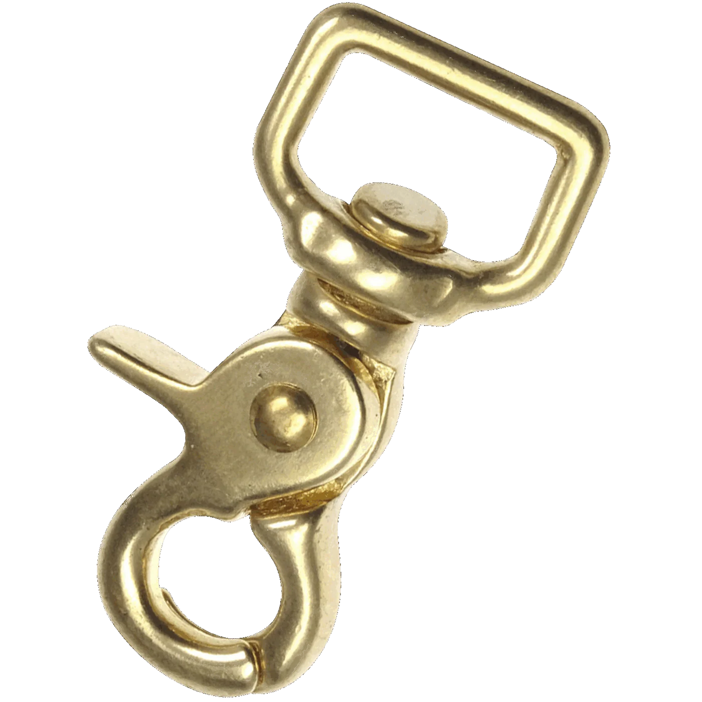 Carabină tip foarfecă Sprenger, alamă lustruită, 63mm