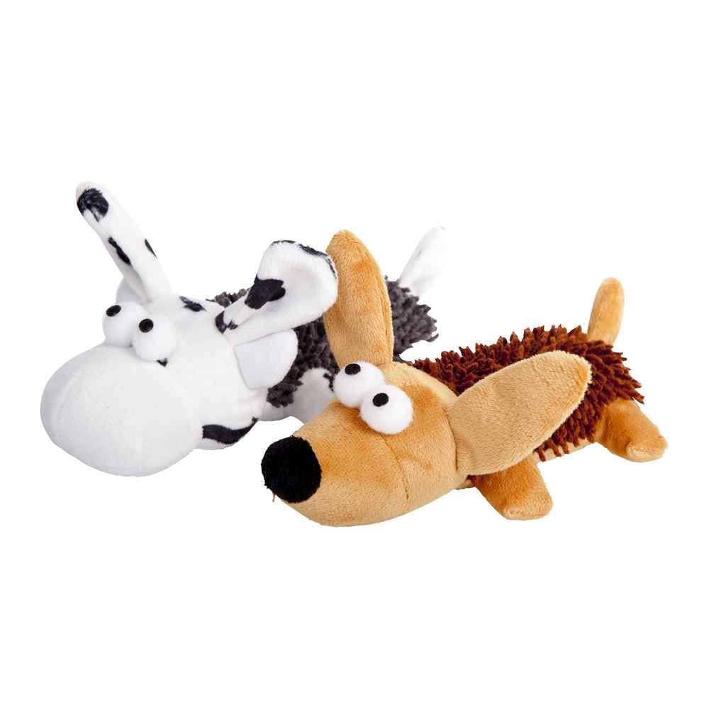 Jucărie plush cu scârțâitoare pentru câine mop