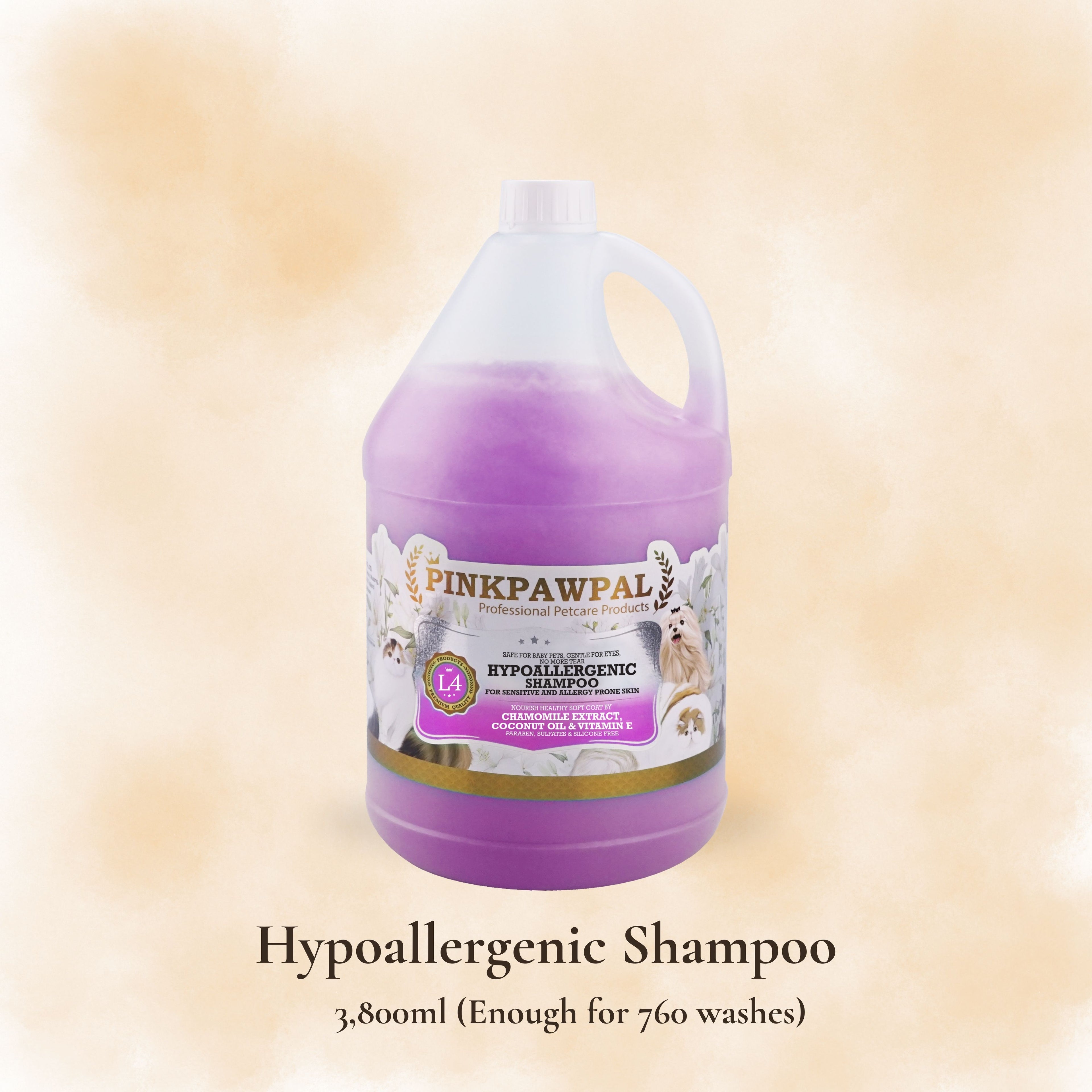 Hypoallergenic Shampoo - Șampon hipoalergenic pentru piele sensibilă, pisici și câini