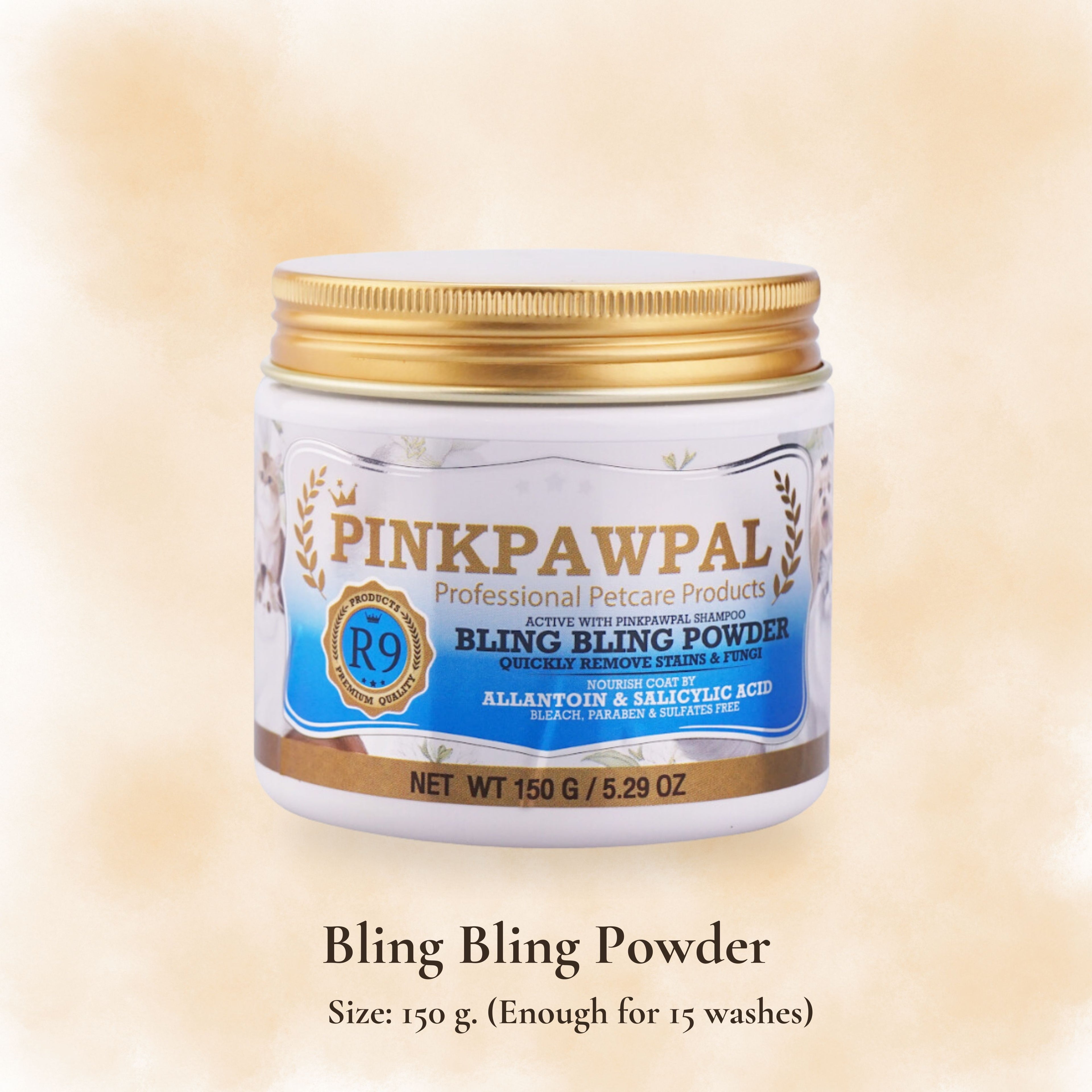 Bling Bling Powder - Pudră pentru îndepărtarea petelor și luminozitatea blănii