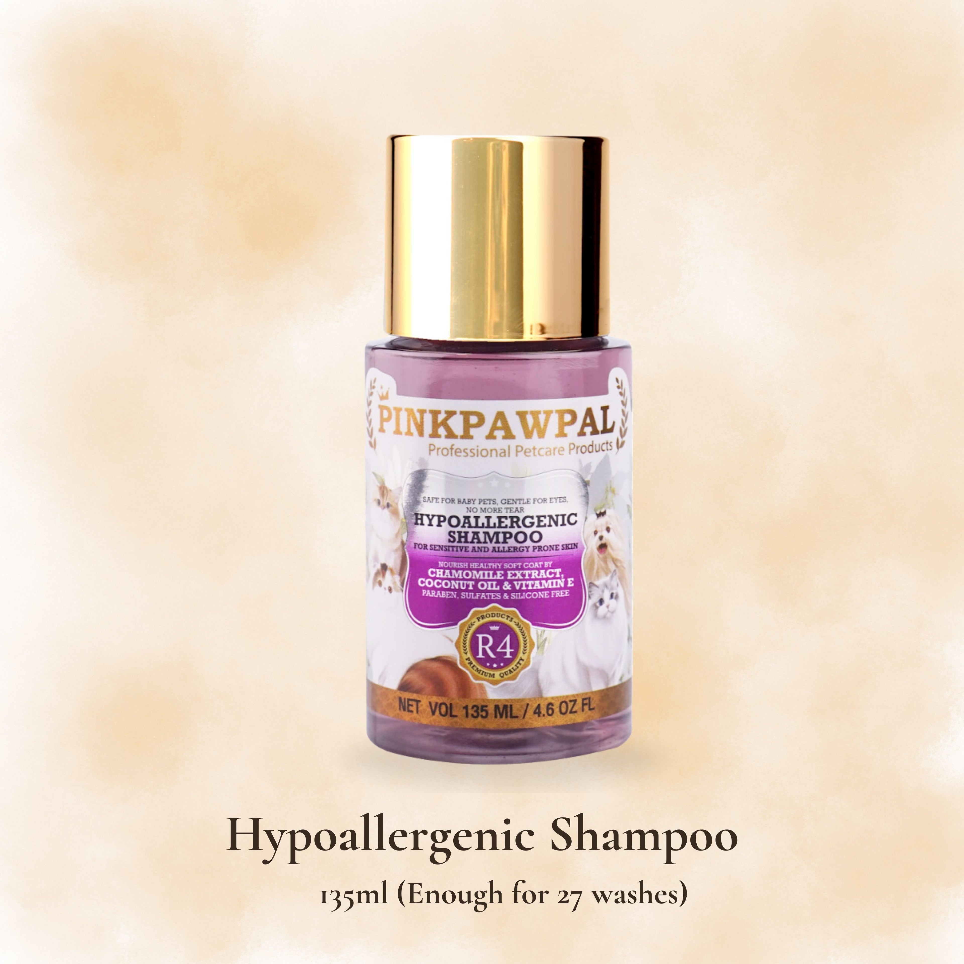 Hypoallergenic Shampoo - Șampon hipoalergenic pentru piele sensibilă, pisici și câini