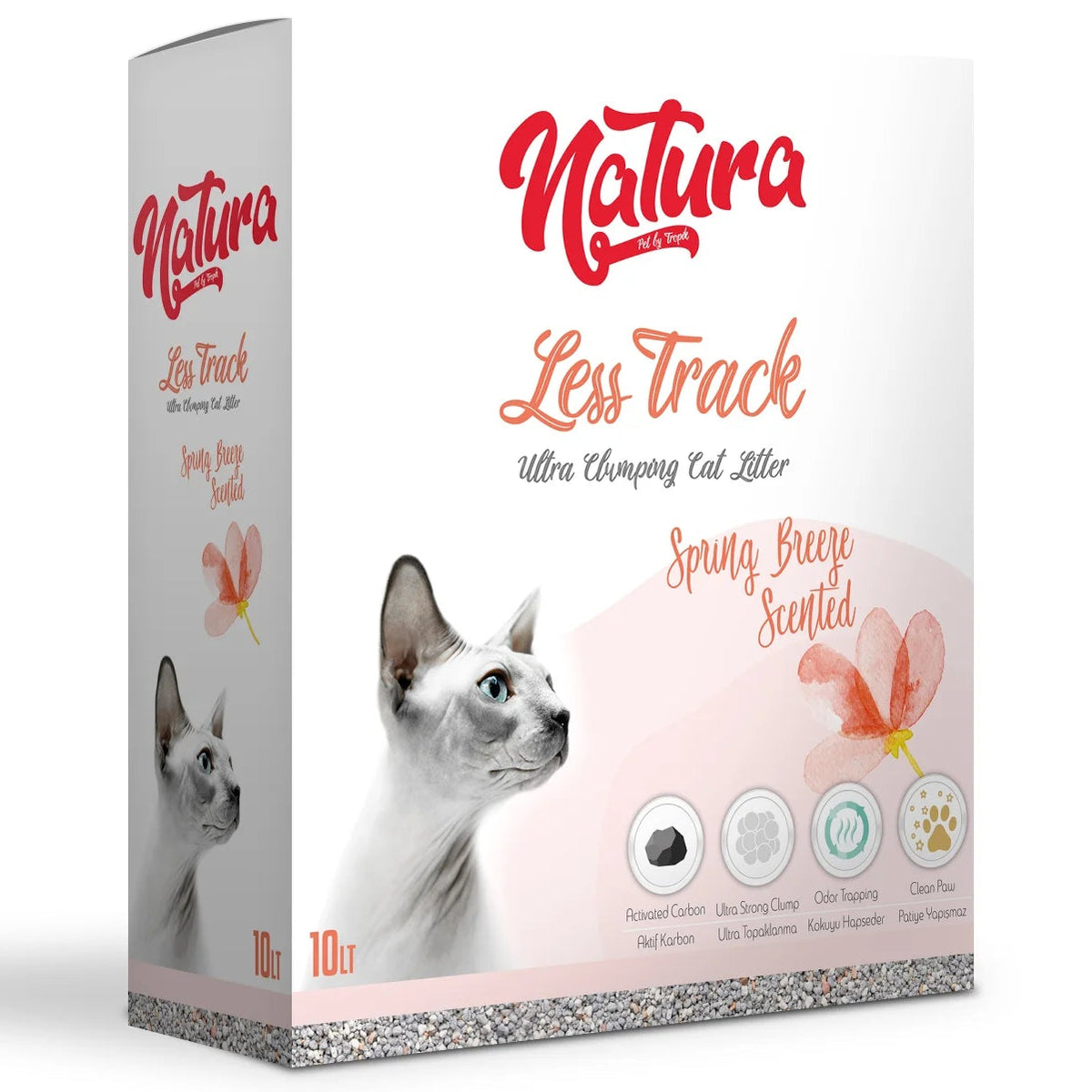 Natura Less Track Spring Breeze illatos bentonitos macskaalom