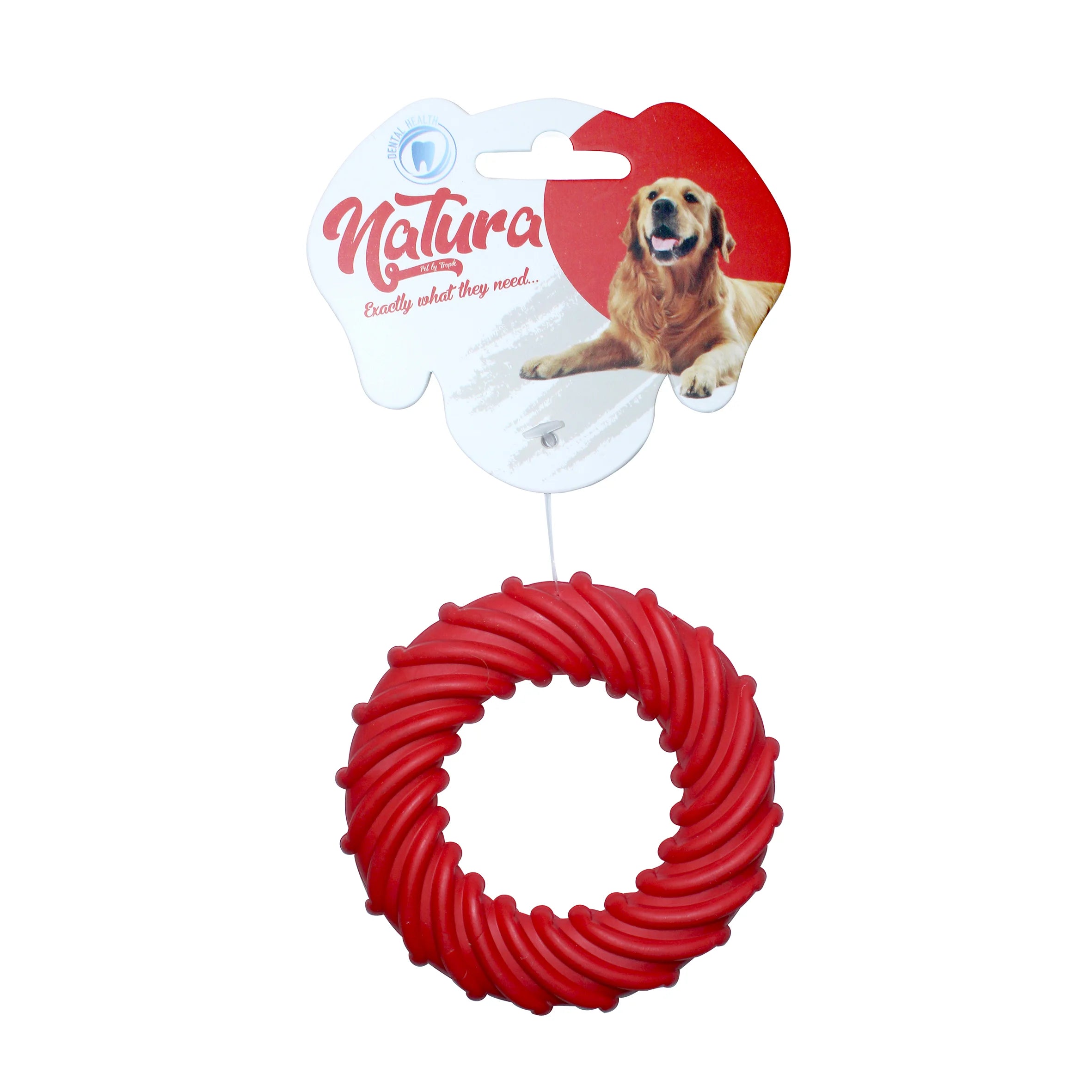 Jucărie pentru câini – Natura Plastic Ring Dog Toy (10 Cm)