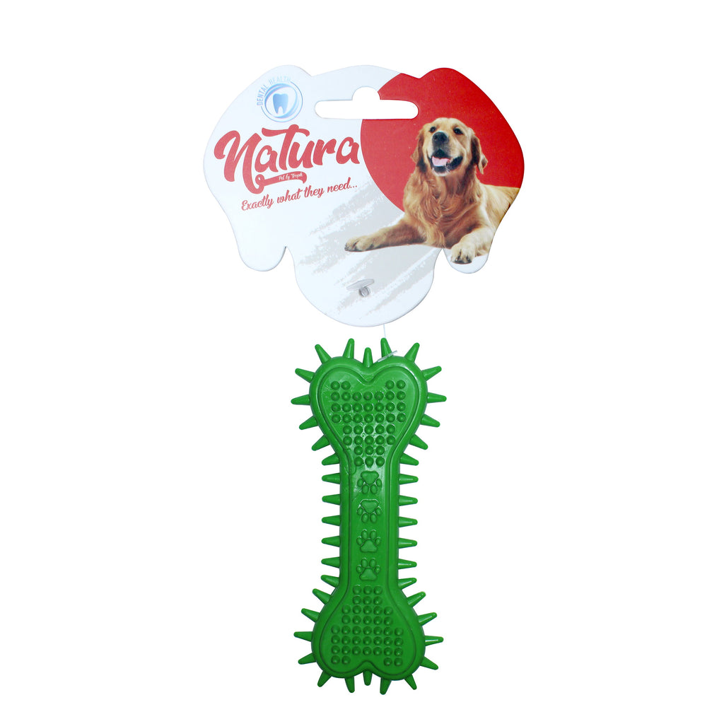 Kutyajáték – Natura Plastic Szív és Mancs Mintás Csont Kutyajáték (15 Cm)