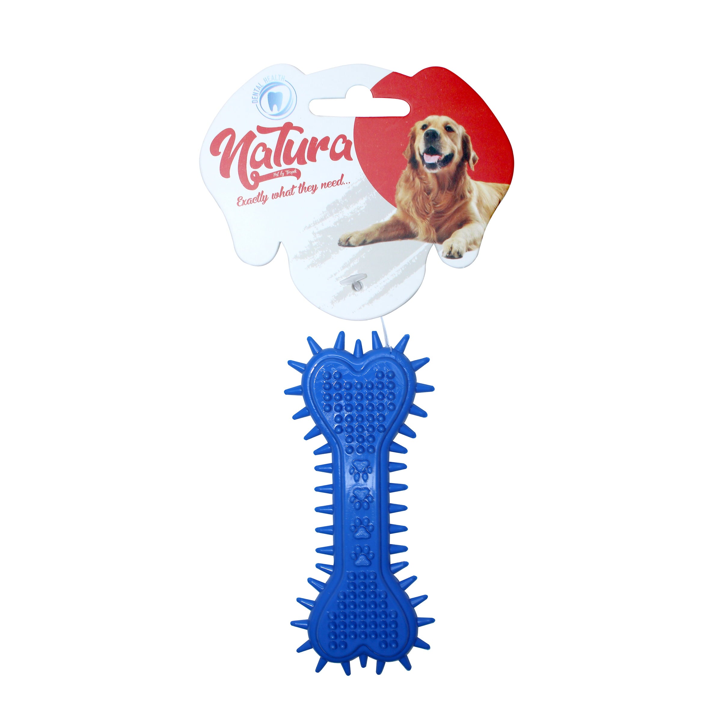 Kutyajáték – Natura Plastic Szív és Mancs Mintás Csont Kutyajáték (15 Cm)