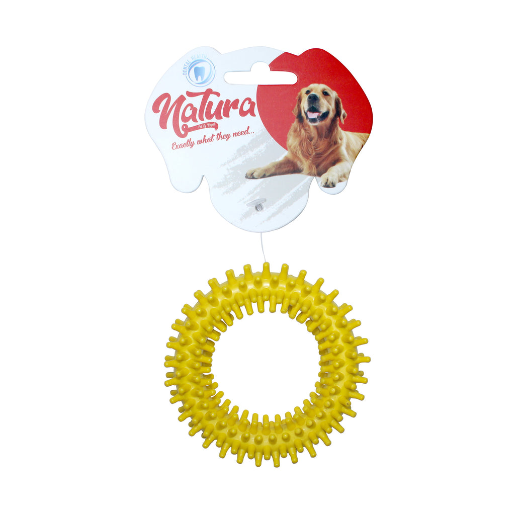 Jucărie pentru câini – Natura Plastic Barbed Ring Dog Toy (10 Cm)