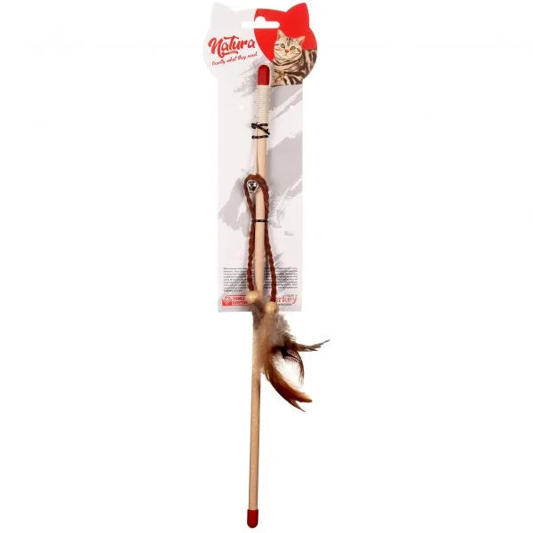 Macskajáték – Natura Leather Rojtos Macskajáték Bot PTC-037 (40 cm)